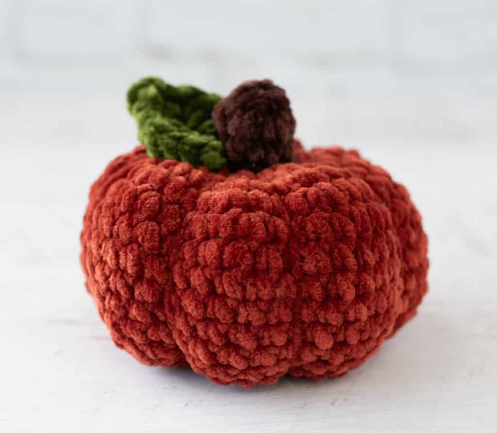 plush crochet pumpkin pattern crochet project crochet project detail 4