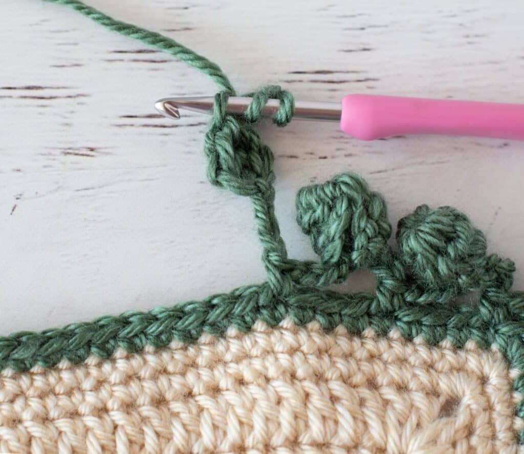 pom pom crochet border - featured image