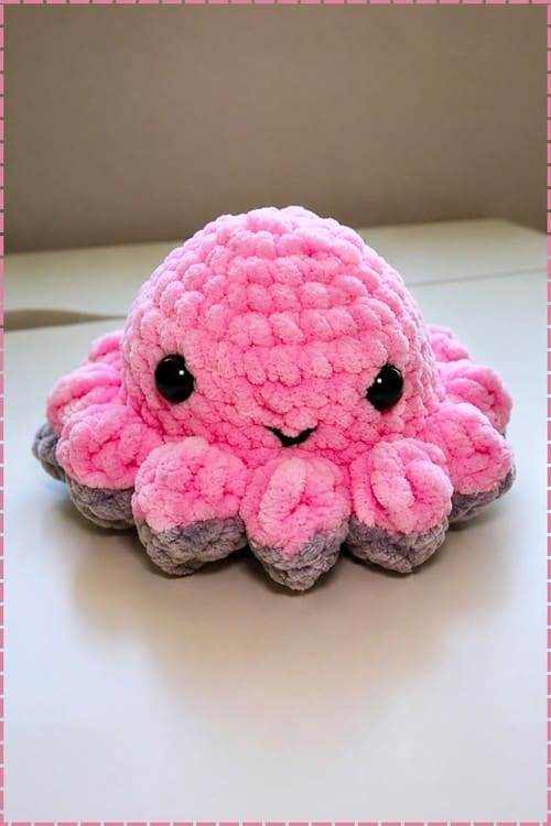 reversible octopus amigurumi crochet project crochet project detail 2