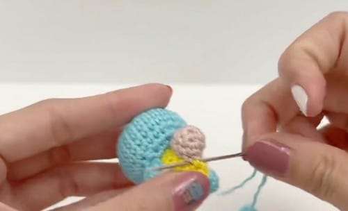 Squirtle amigurumi crochet project crochet project detail 2