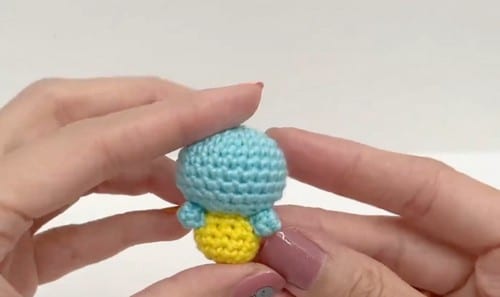 Squirtle amigurumi crochet project crochet project detail 3