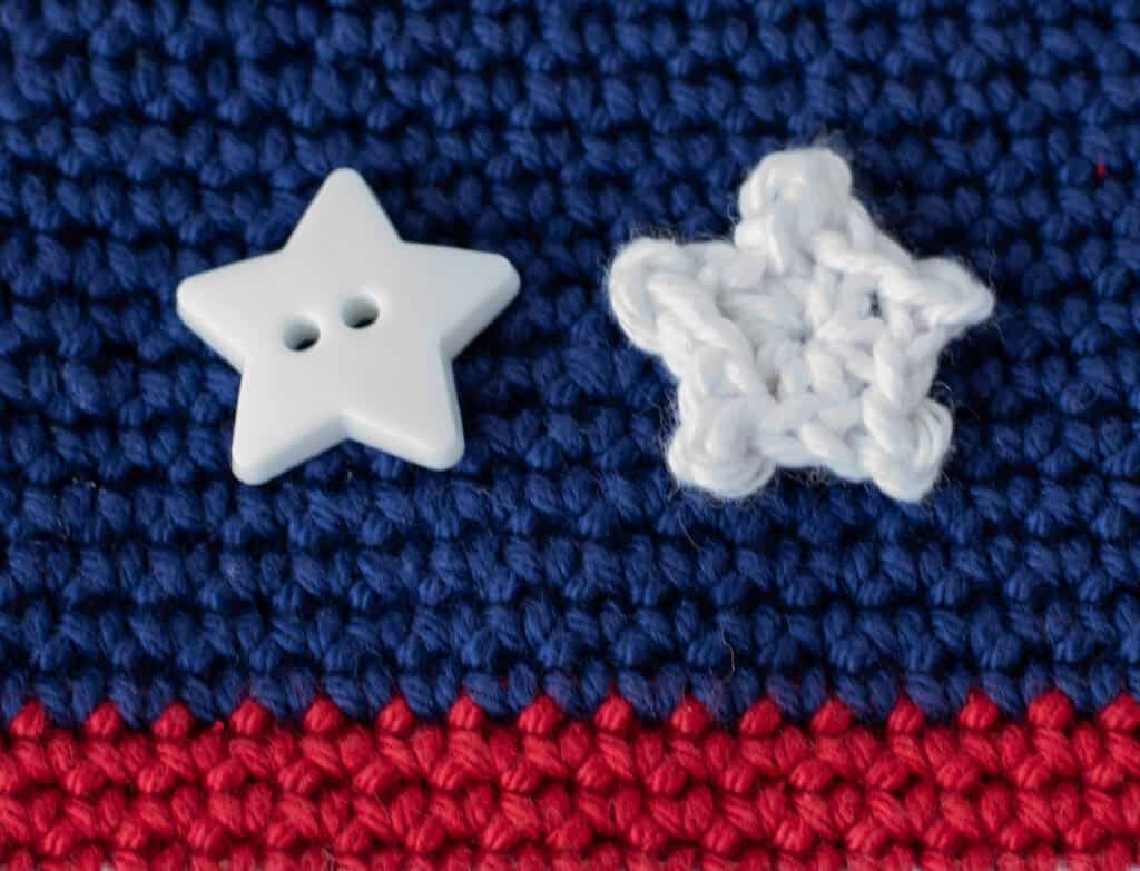 star spangled crochet flag bag crochet project crochet project detail 9