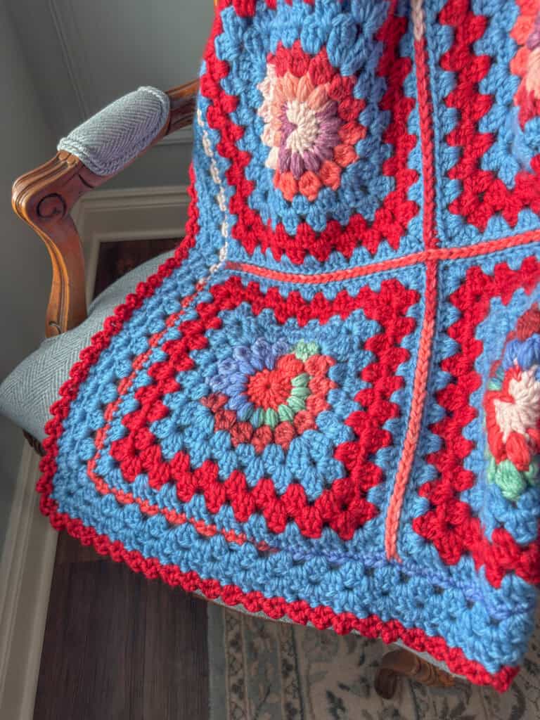 sunburst revival afghan crochet project crochet project detail 4