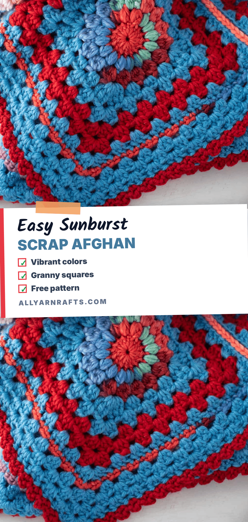 sunburst revival afghan crochet pattern