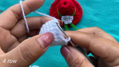 two color crochet hat ornament crochet project crochet project detail 2