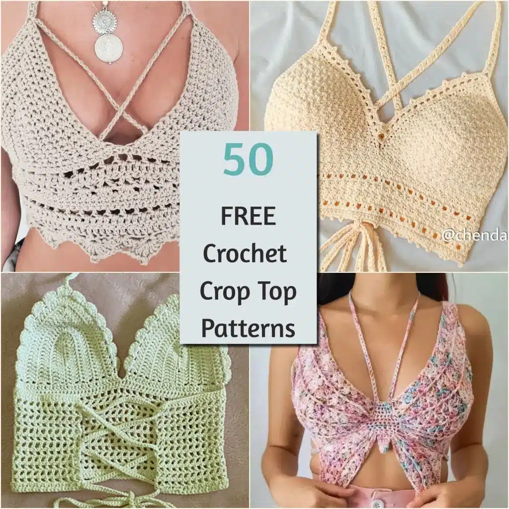 white crochet crop top crochet project crochet project detail 1