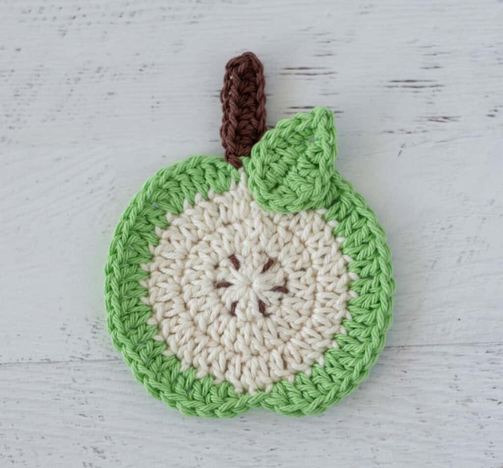cider mill apple coasters crochet project crochet project detail 7