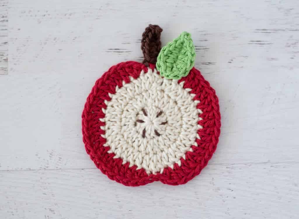 cider mill apple coasters crochet project crochet project detail 8