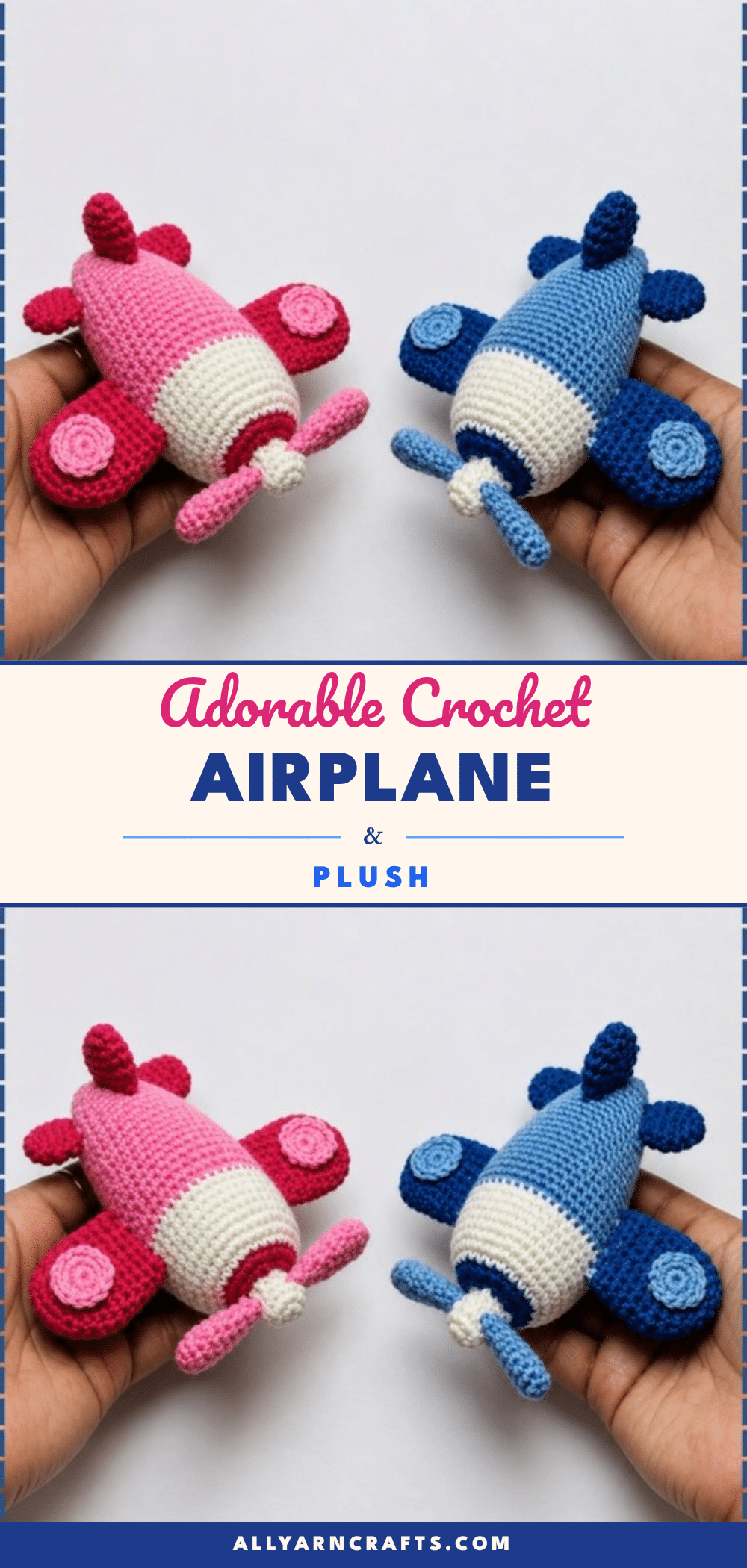 crochet airplane amigurumi crochet pattern