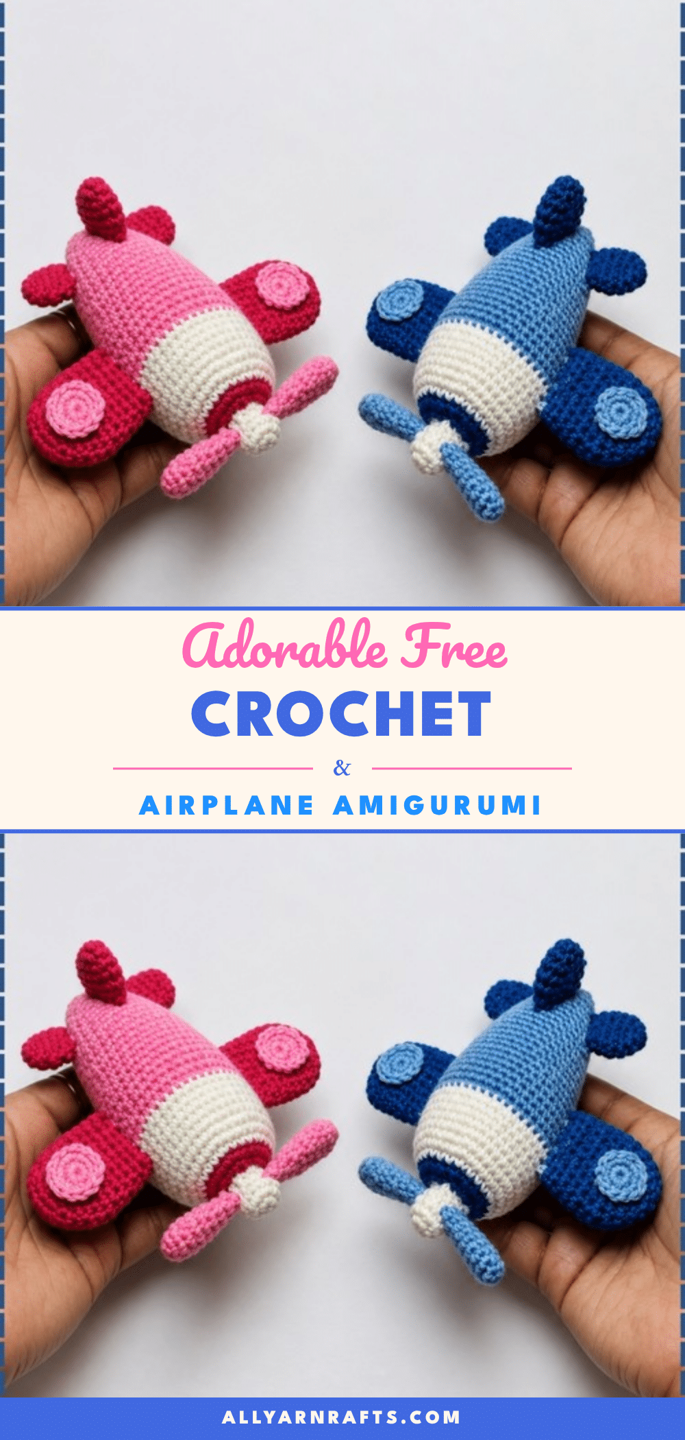 crochet airplane amigurumi crochet pattern