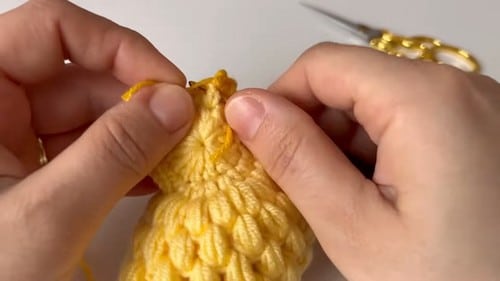 crochet amigurumi chick keychain crochet project crochet project detail 4
