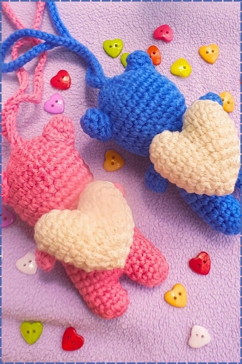 crochet bear keychain crochet project crochet project detail 1