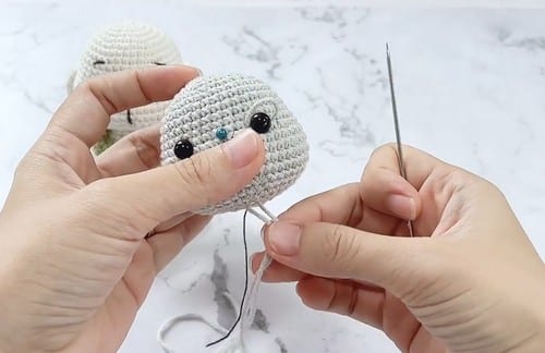 crochet bunny face crochet project crochet project detail 4