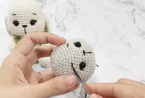 crochet bunny face pattern crochet project crochet project detail 2