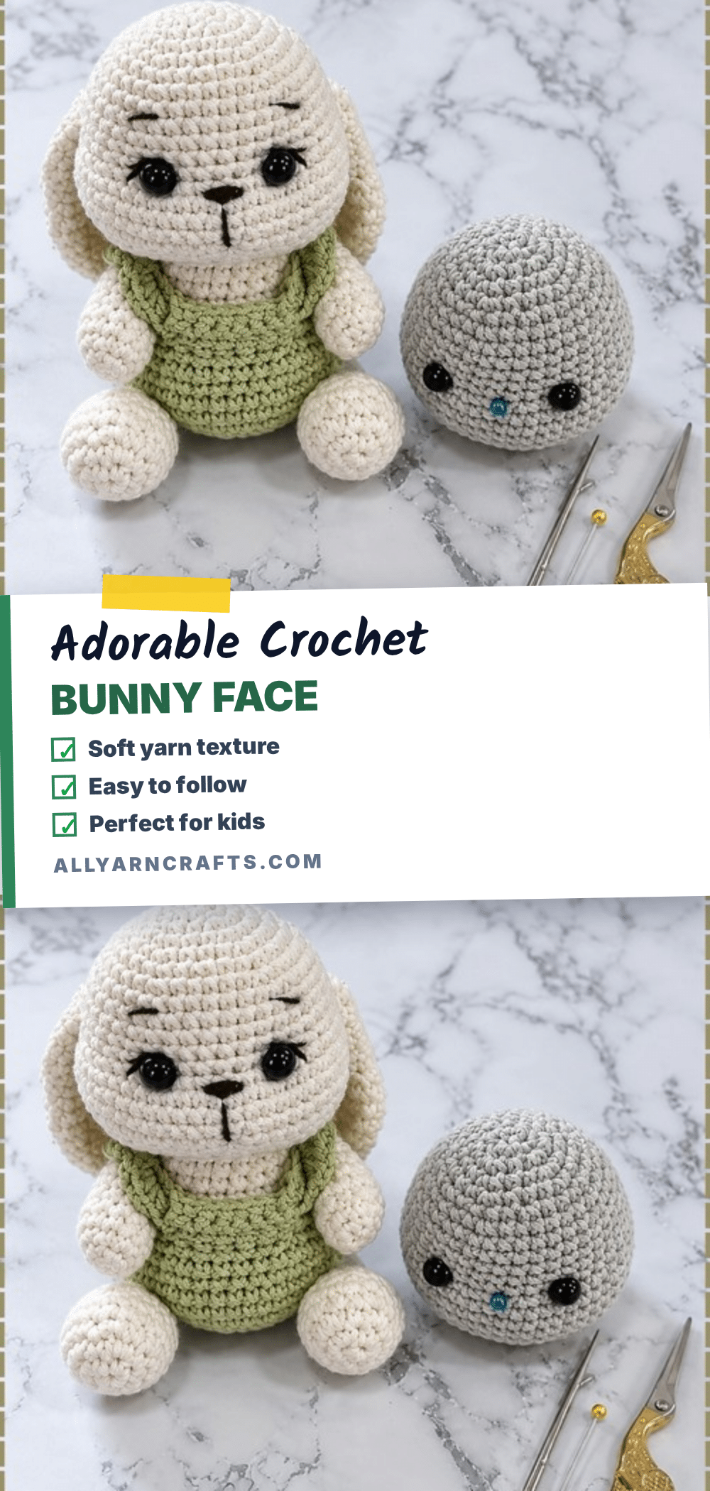 crochet bunny face pattern crochet pattern