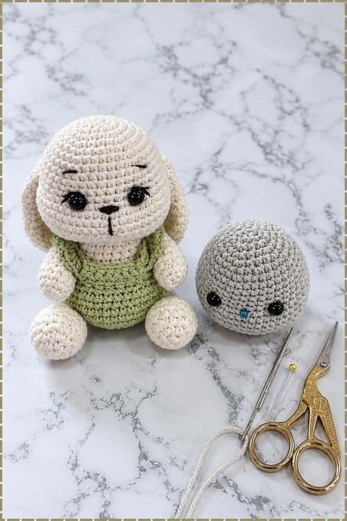 crochet bunny face - featured image