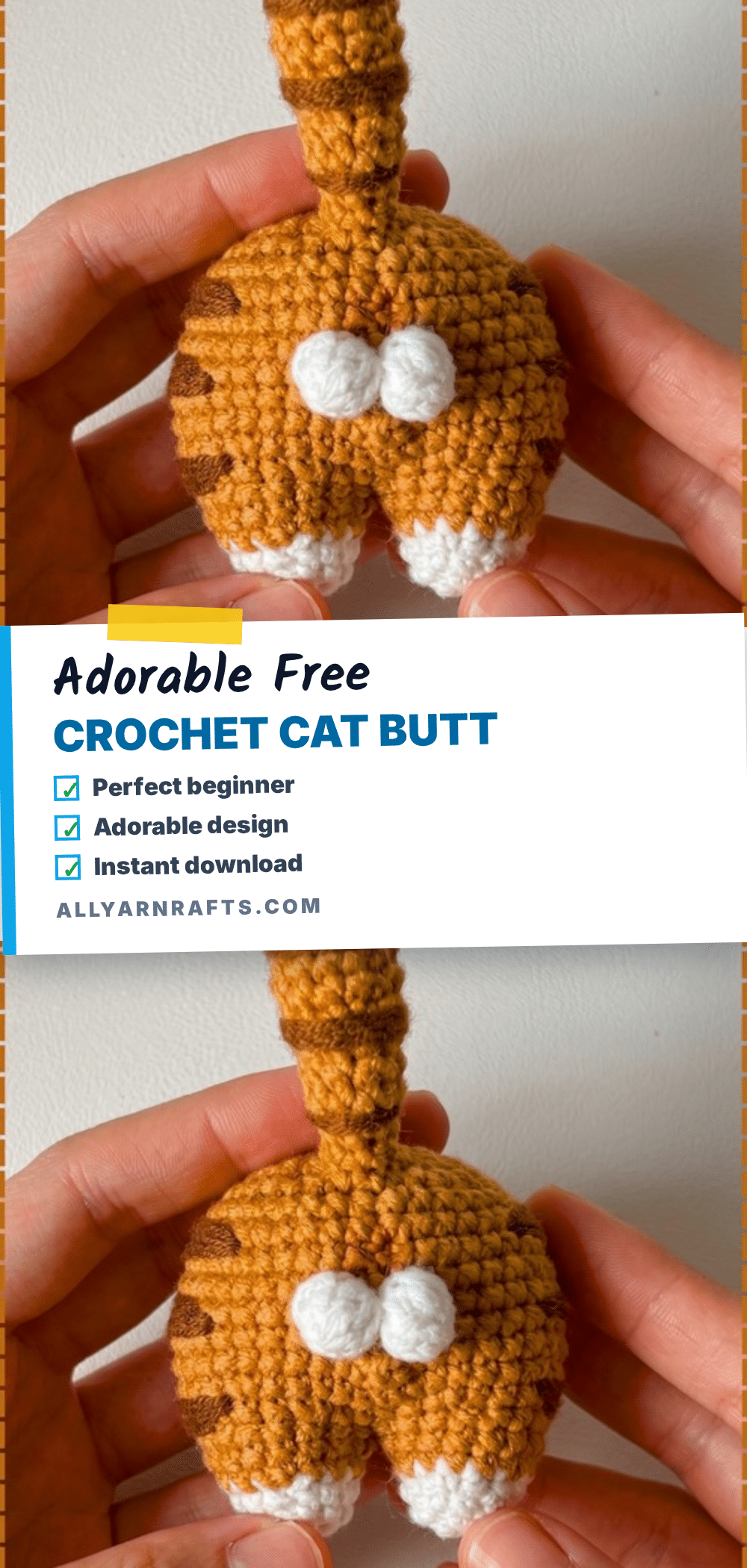 crochet cat butt pattern crochet pattern
