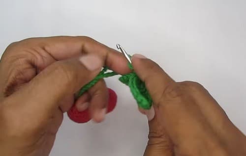 crochet cherry keychain crochet project crochet project detail 3