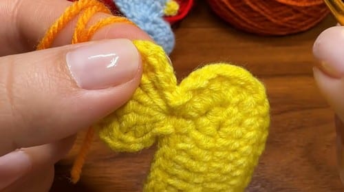crochet duck hair clip crochet project crochet project detail 2