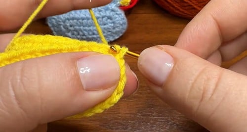 crochet duck hair clip crochet project crochet project detail 3