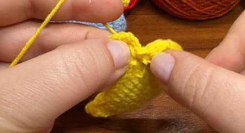 crochet duck hair clip crochet project crochet project detail 4
