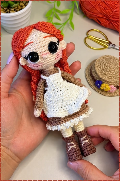 crochet girl doll crochet project crochet project detail 2