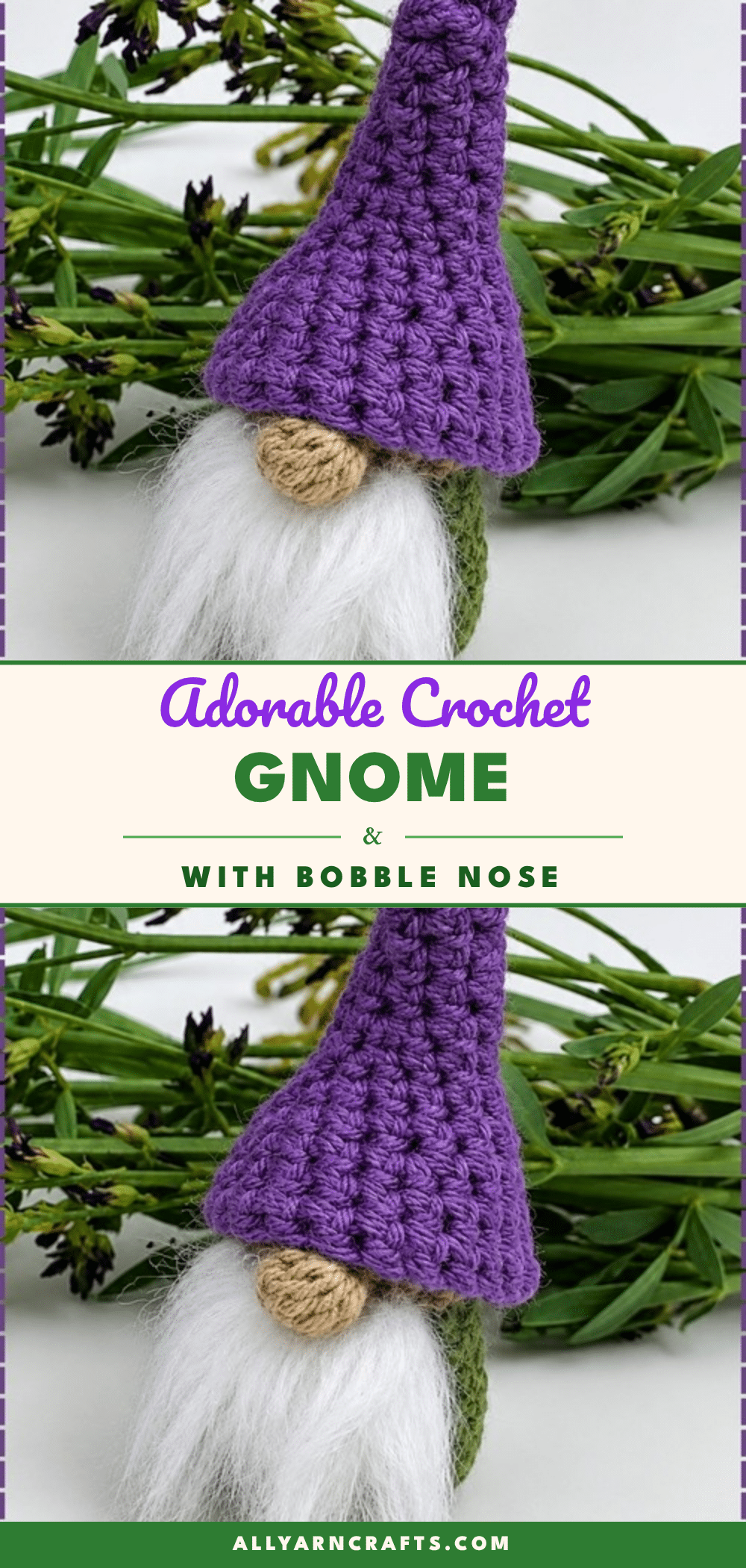 crochet gnome amigurumi crochet pattern