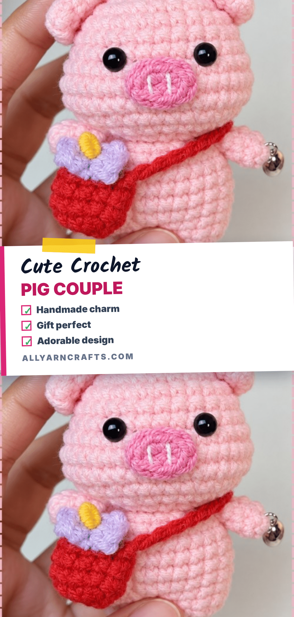 crochet pig amigurumi crochet pattern