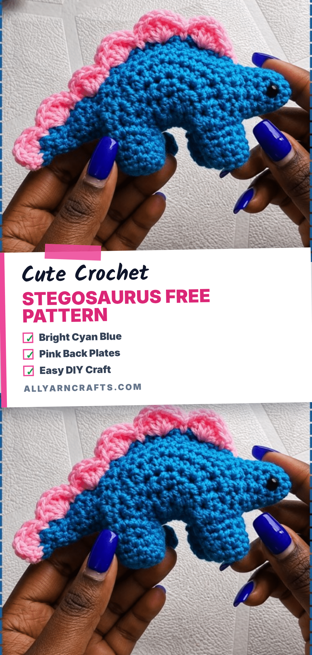 crochet stegosaurus pattern crochet pattern