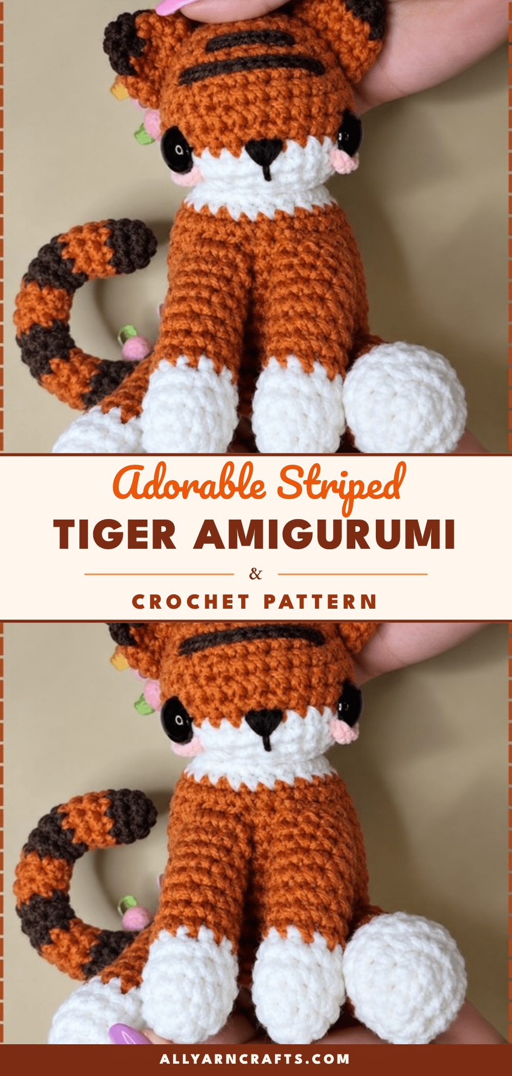 crochet tiger amigurumi crochet pattern