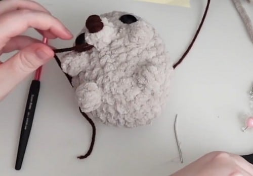 hedgehog amigurumi crochet project crochet project detail 3