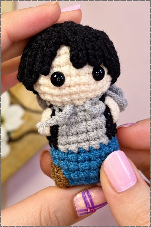 Jinu amigurumi pattern - featured image