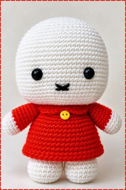 Miffy Bunny Amigurumi crochet project crochet project detail 1