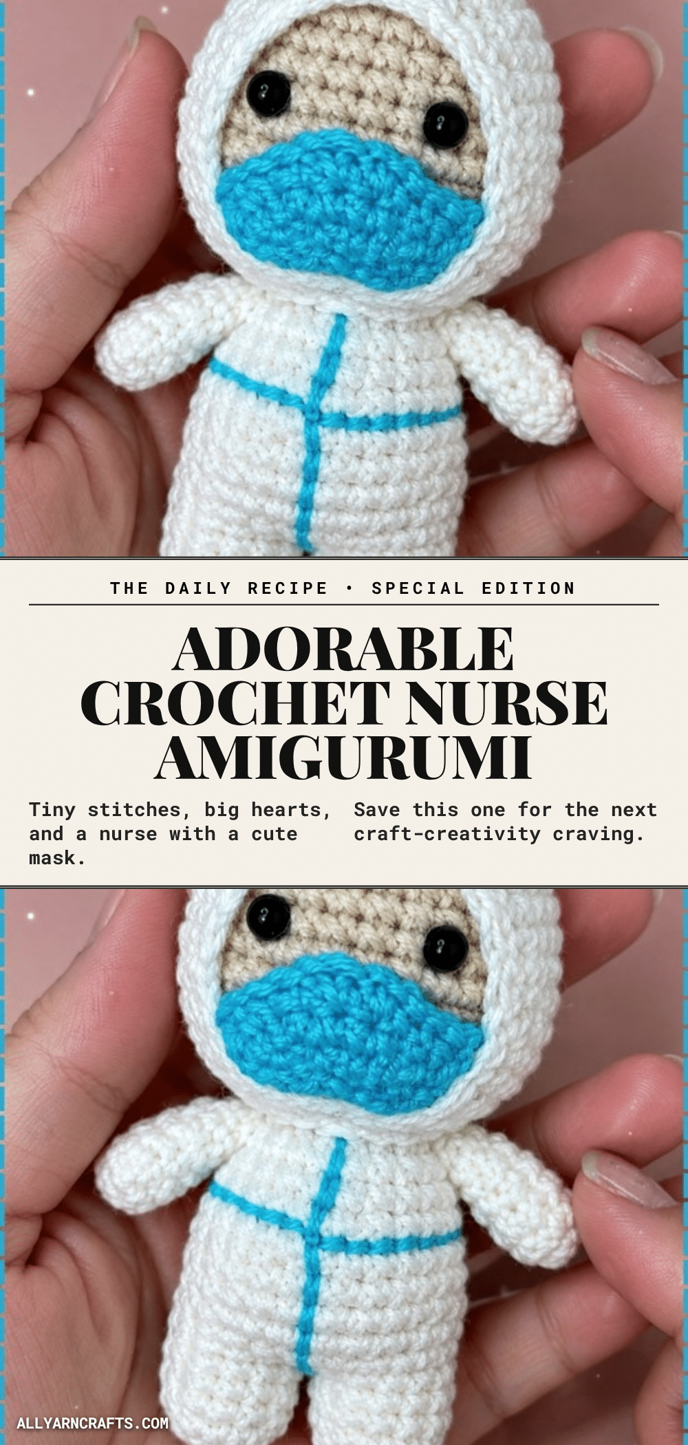 nurse amigurumi crochet pattern