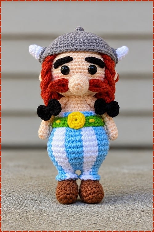 obelix crochet pattern - featured image