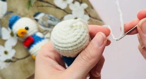 Sailor Duck Amigurumi crochet project crochet project detail 5