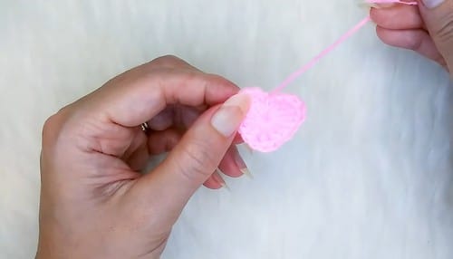 teddy bear holding heart amigurumi crochet project crochet project detail 4